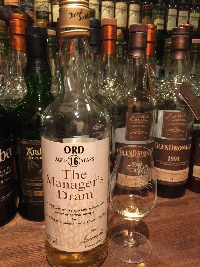Glen Ord 1991 16Y. 66.2% The Manager’s Dram