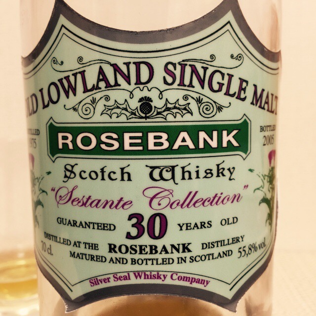 Rosebank 1975-2005 30Y. 55.8% Silver Seal Single Barrel Sestante Collection