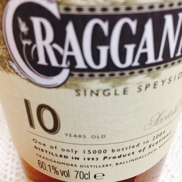 Cragganmore 1993-2004 10Y. 60.1% 15000 bottled